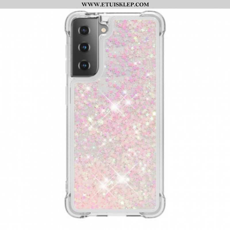 Etui do Samsung Galaxy S21 Plus 5G Pragnienia Cekiny